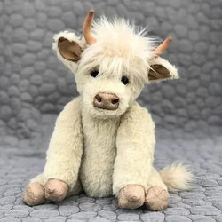 Charming Highland Cow with Floral Accents - Perfect Home Decor & Gift Idea