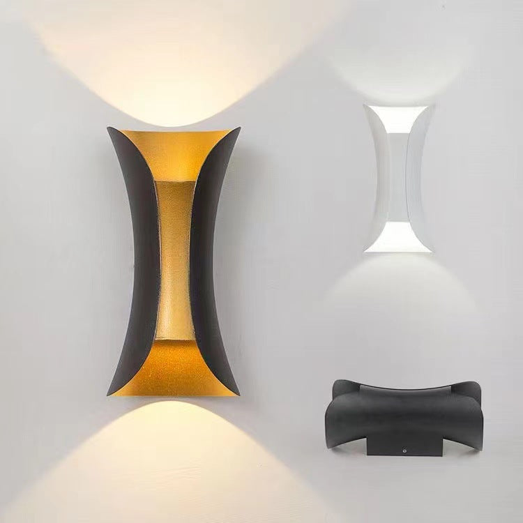 Waterproof Outdoor LED Wall Light - Durable Aluminum Design for Garden, Patio, and Exterior Use