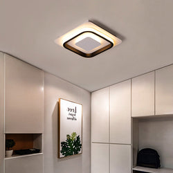 Modern Geometric LED Ceiling Light - Stylish Flush Mount Fixture for Home & Office