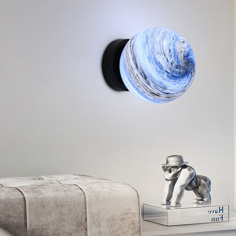 Modern Glass Globe Ceiling Light Fixture - Contemporary Pendant Lighting for Home Decor