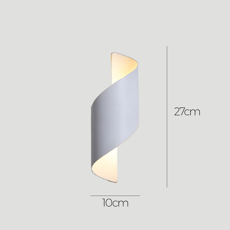 Minimalist Aluminum LED Wall Light - Modern Design for Home & Outdoor Use