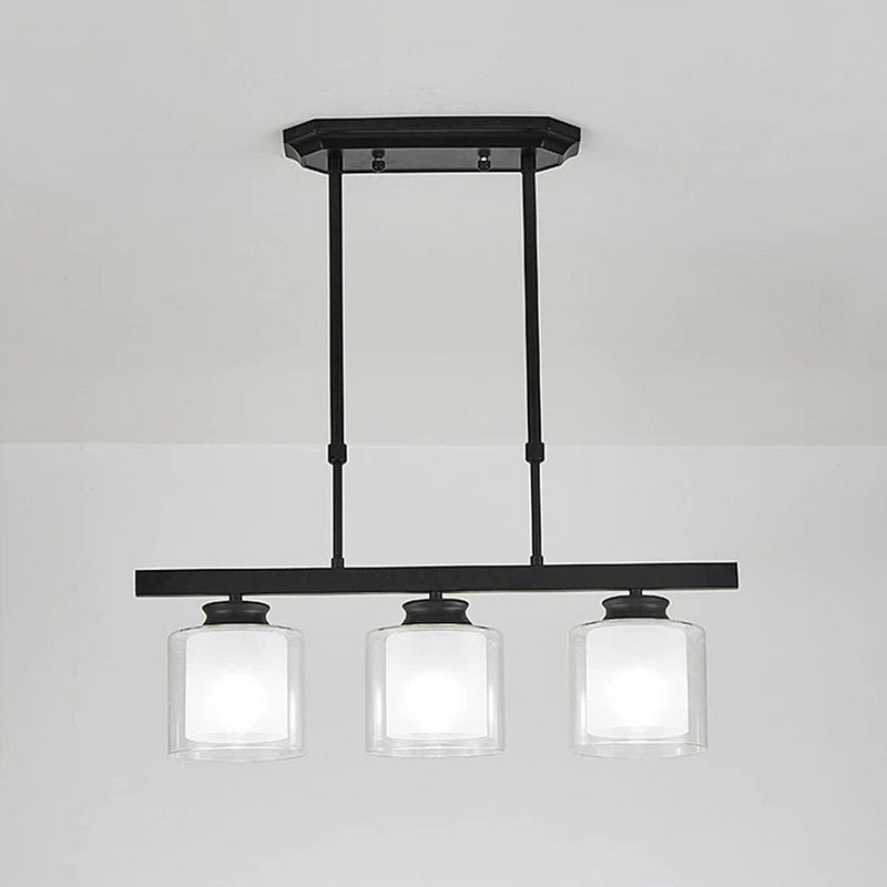Modern Glass Ceiling Light Fixture for Kitchen Island - Stylish Pendant Lighting for Contemporary Home Decor