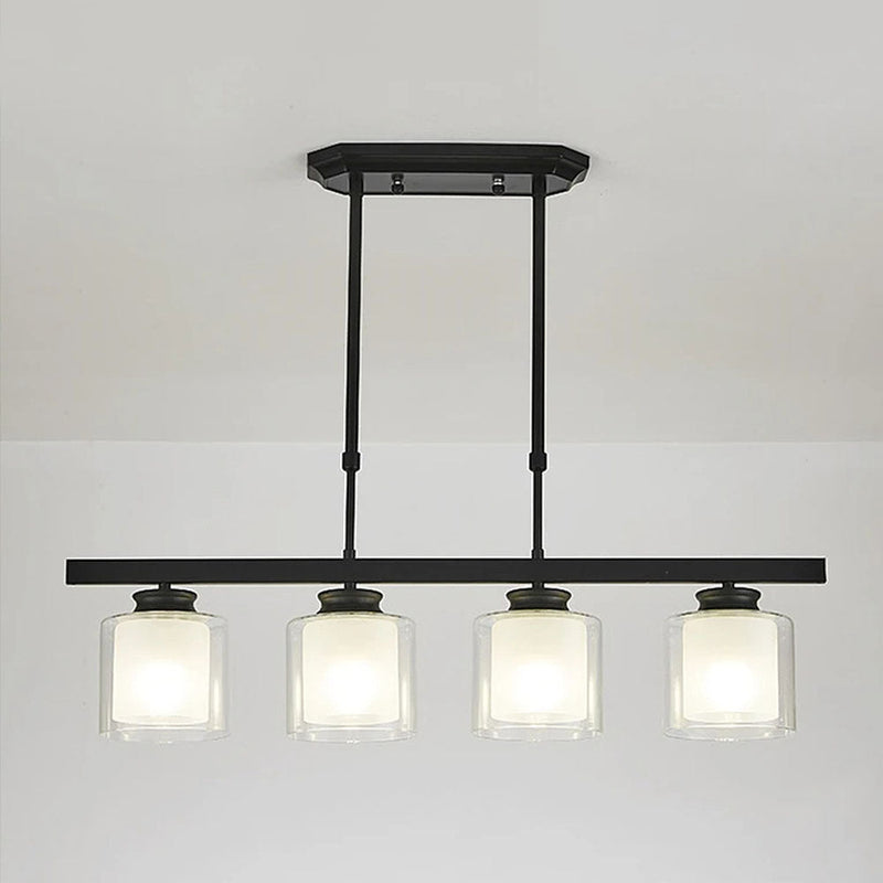 Modern Glass Ceiling Light Fixture for Kitchen Island - Stylish Pendant Lighting for Contemporary Home Decor