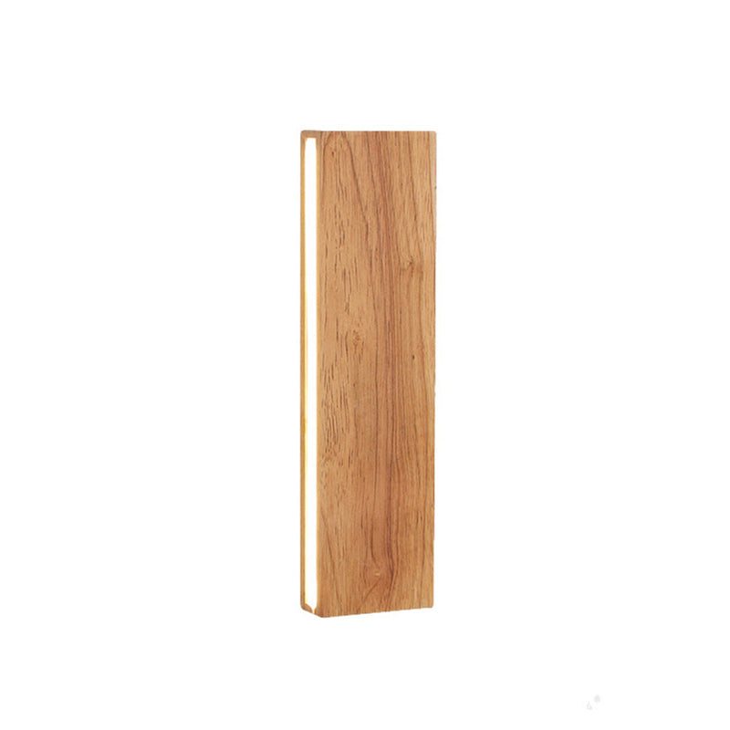 Rotatable Wood LED Wall Light - Stylish & Modern Design for Home Decor