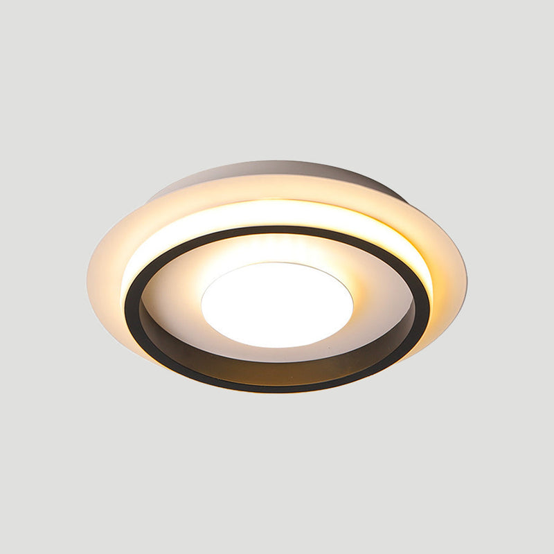Modern Geometric LED Ceiling Light - Stylish Flush Mount Fixture for Home & Office