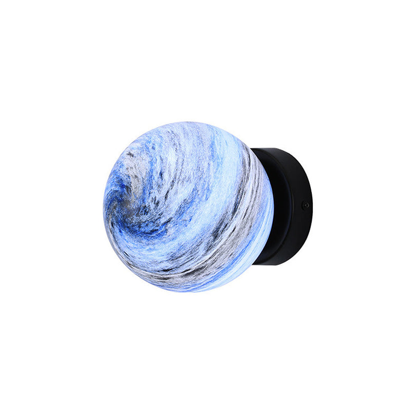 Modern Glass Globe Ceiling Light Fixture - Contemporary Pendant Lighting for Home Decor