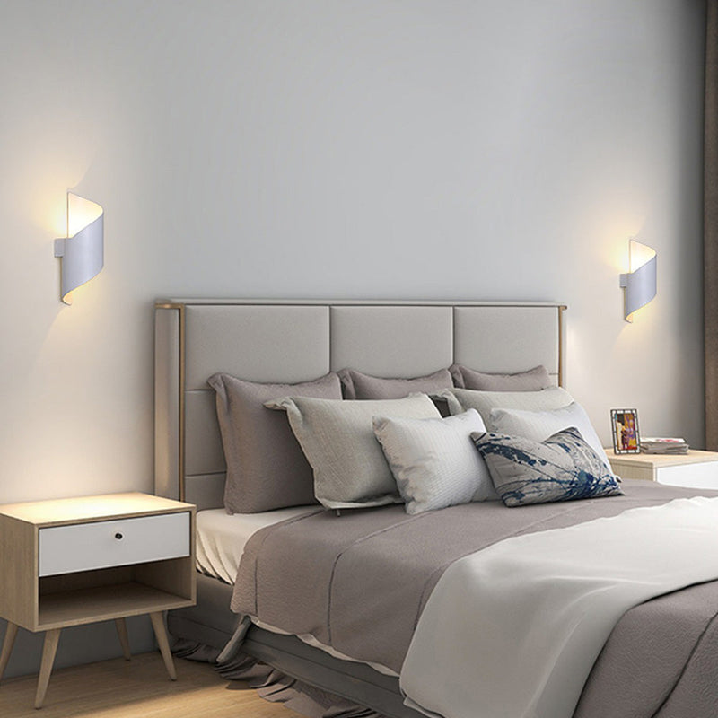 Minimalist Aluminum LED Wall Light - Modern Design for Home & Outdoor Use