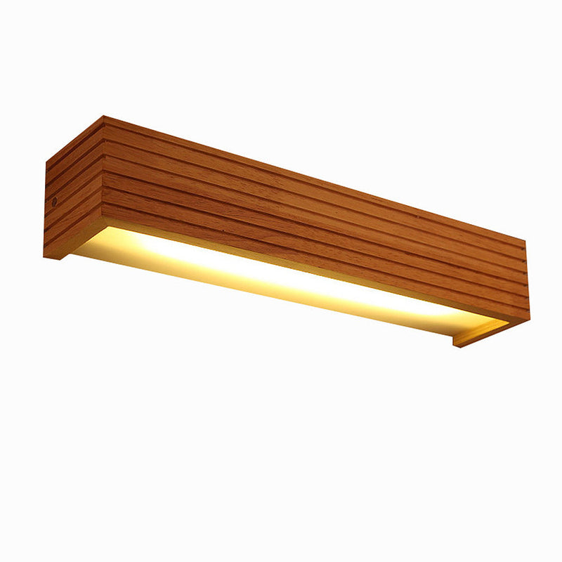 Modern Wood LED Wall Light Fixture - Stylish & Energy-Efficient Lighting for Home Decor
