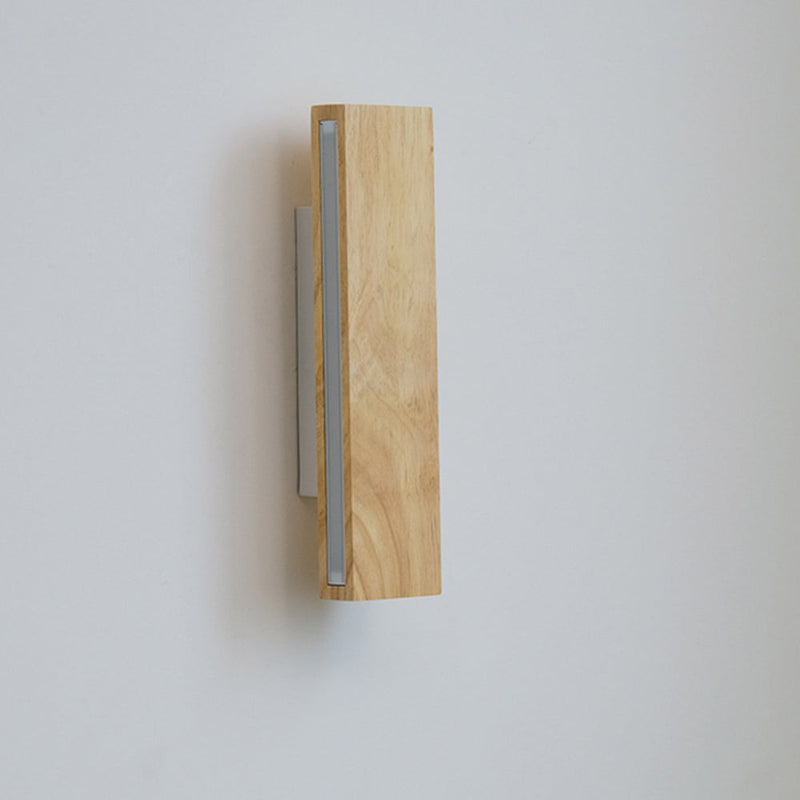 Rotatable Wood LED Wall Light - Stylish & Modern Design for Home Decor
