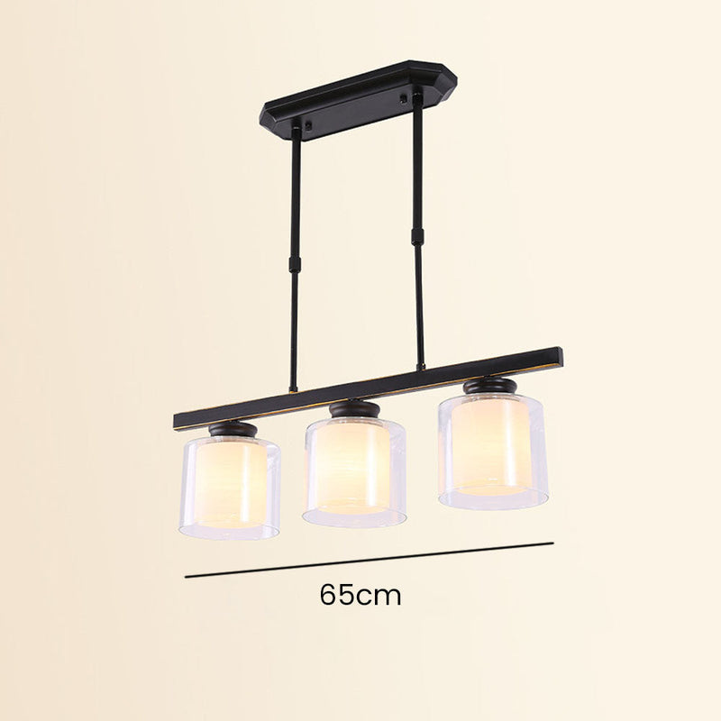 Modern Glass Ceiling Light Fixture for Kitchen Island - Stylish Pendant Lighting for Contemporary Home Decor