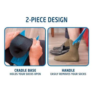 Compression Sock Aid Kit - Easy On, Easy Off Sock Helper for Effortless Wear