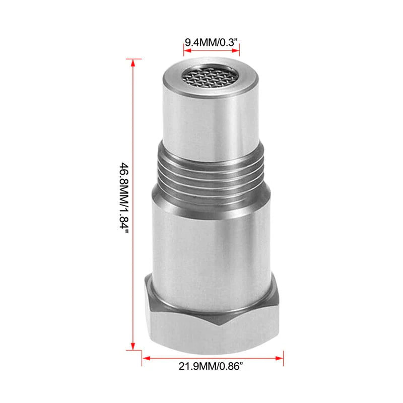Universal Car O2 Sensor Adapter - CEL Fix Check Engine Light Eliminator M18x1.5 | Compatible with Most Vehicles