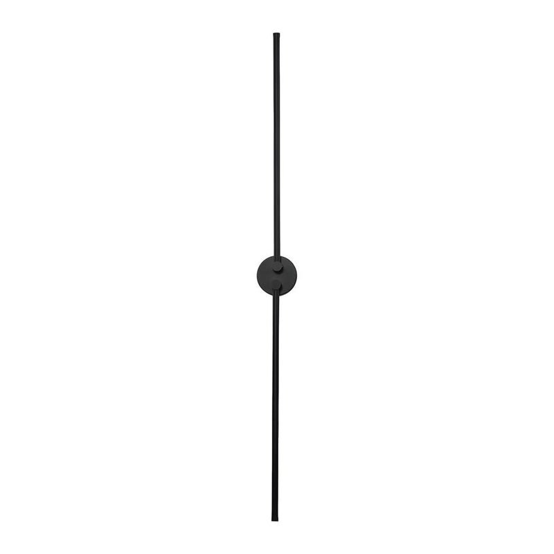 1 PC Modern Black Rotatable Linear LED Wall Sconce - Stylish & Adjustable Lighting Fixture