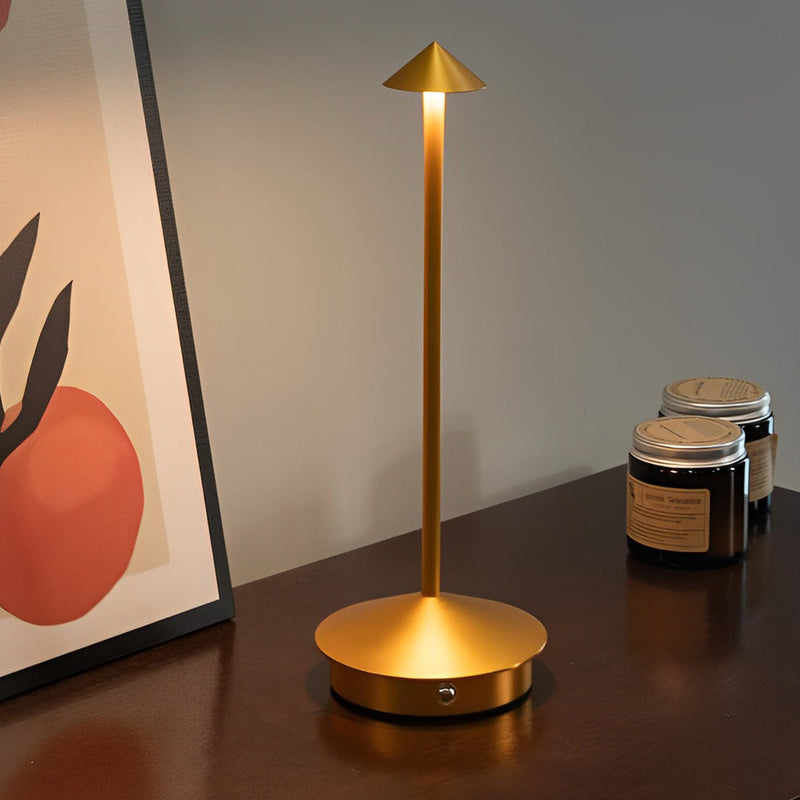 11.41-Inch Cordless Cute Mushroom Table Lamp - Stylish Pina Design for Home Decor