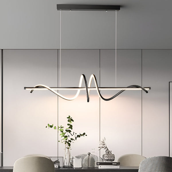 Nordic Creative LED Ceiling Chandelier - Stepless Dimming Kitchen Lighting Fixture
