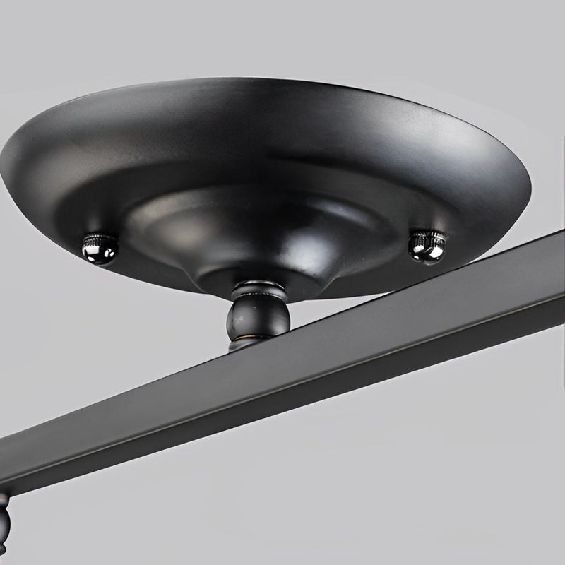 Adjustable Retro Black Iron LED Spotlights - Industrial American Style Lighting