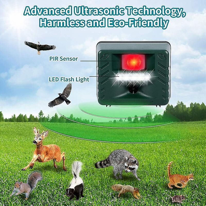Woodpecker Ultrasonic Repeller - Effective Bird Control Device to Deter Woodpeckers & Protect Your Property
