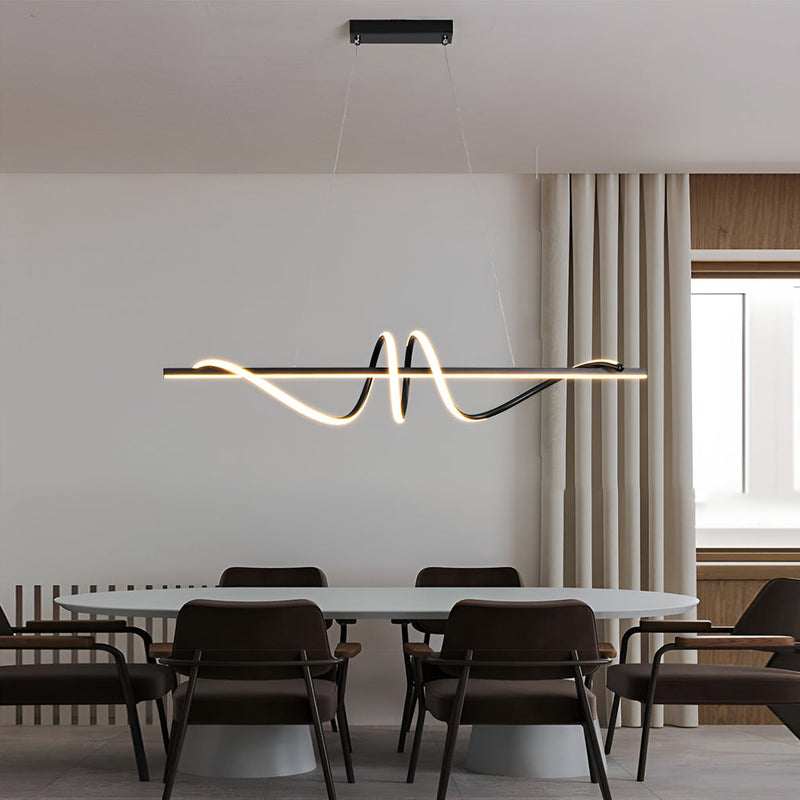Nordic Creative LED Ceiling Chandelier - Stepless Dimming Kitchen Lighting Fixture