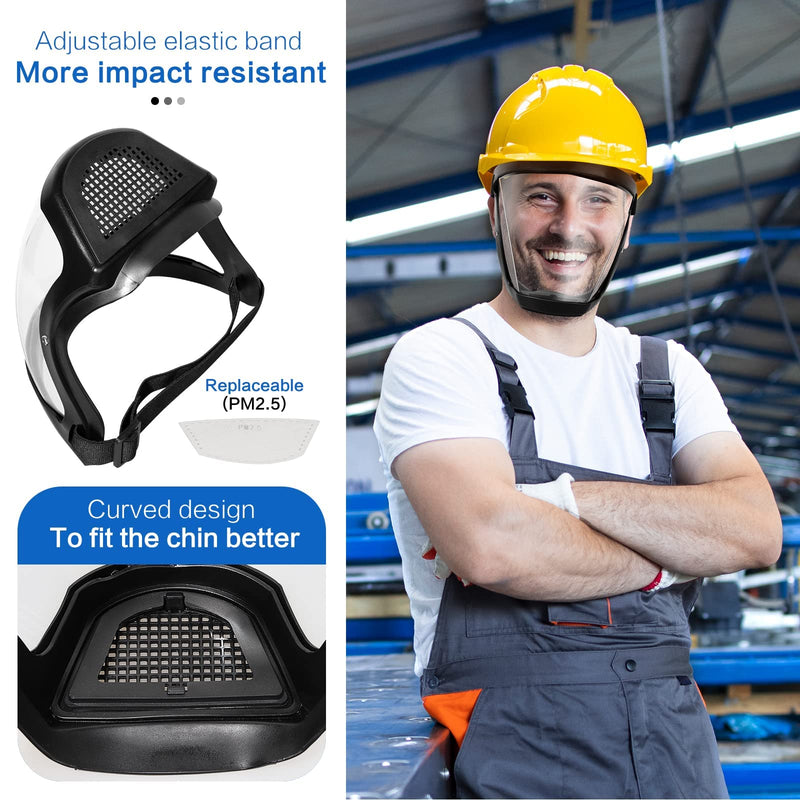Premium Anti-Fog Face Shield - Superior Protection & Clarity for All-Day Comfort