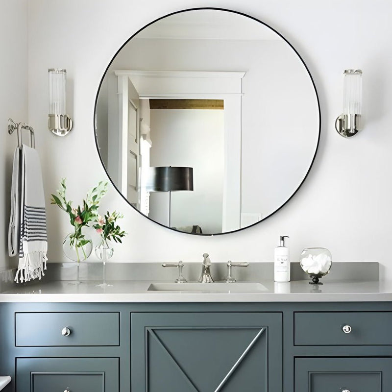 Modern 1/2-Light Chrome and Gold Wall Sconce with Clear Cylinder Glass Shade - Elegant Lighting Fixture for Home Decor