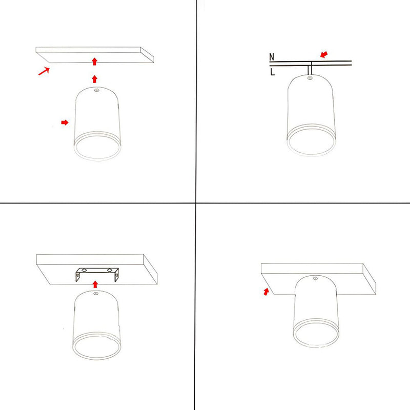 Modern Aluminum LED Downlight Ceiling Light - Energy-Efficient, Sleek Design for Home & Office Lighting