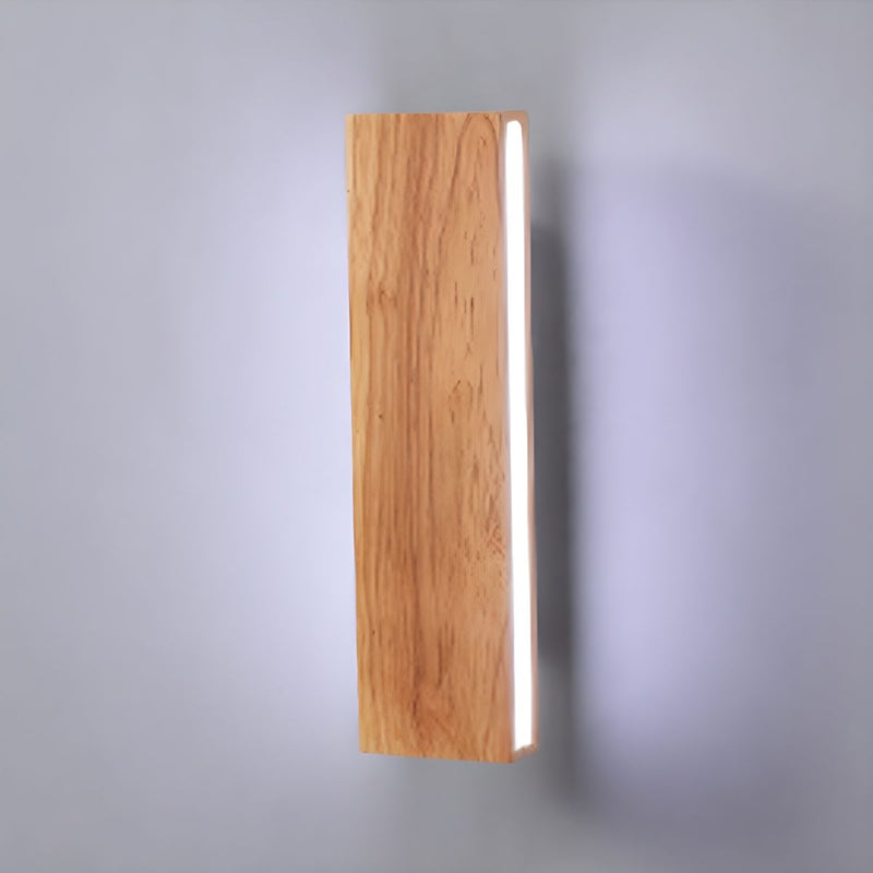 Rotatable Wood LED Wall Light - Stylish & Modern Design for Home Decor
