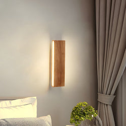Rotatable Wood LED Wall Light - Stylish & Modern Design for Home Decor