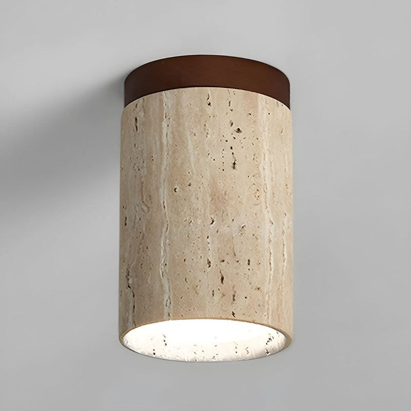 Modern Wood Cylinder Flush Mount Ceiling Light Fixture - Stylish & Energy-Efficient Lighting for Home Decor