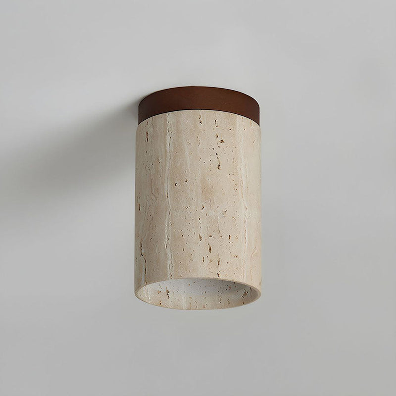 Modern Wood Cylinder Flush Mount Ceiling Light Fixture - Stylish & Energy-Efficient Lighting for Home Decor