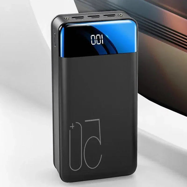 70,000mAh High-Capacity Power Bank - Super Fast Charging for Mobile Phones, Tablets, and Laptops - Portable External Battery Pack