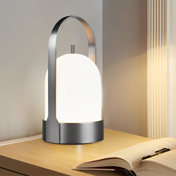Versatile Portable LED Lantern - Stylish Indoor & Outdoor Table Lamp for Home, Camping, and Ambiance