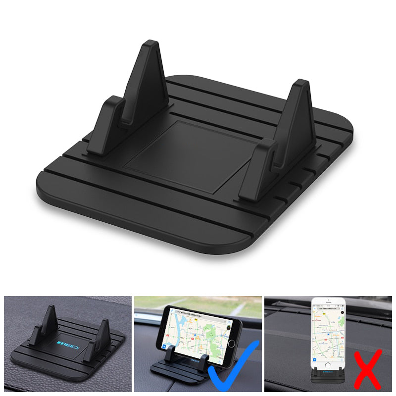 Universal Non-Slip Car Phone Holder - Secure Dashboard Mount for All Smartphones
