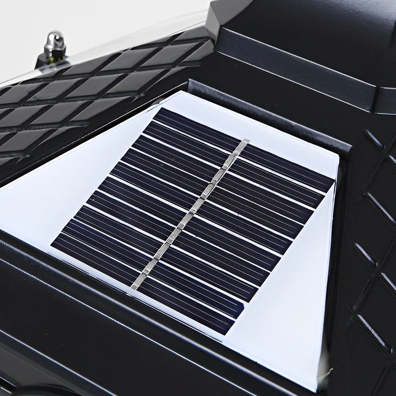 Retro Pavilion-Style Waterproof LED Solar-Powered Fence Post Lights - Elegant Outdoor Lighting for Gardens & Pathways