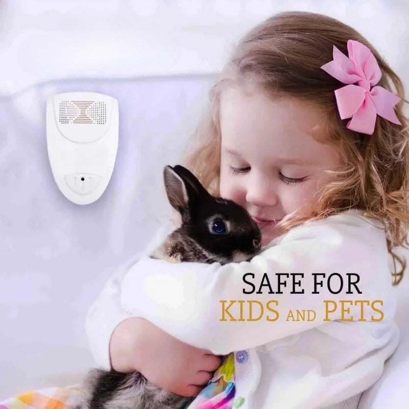Ultrasonic Bed Bug Repeller - Fast-Acting Bed Bug Elimination in 48 Hours | Safe & Eco-Friendly Solution