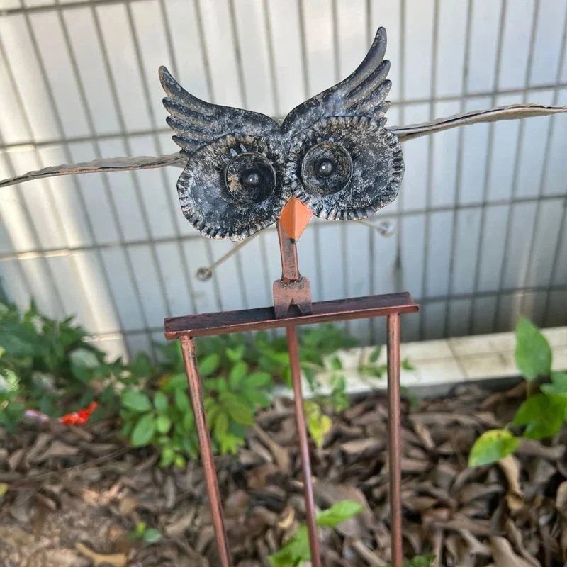 Whimsical Garden Art - Decorative Bird Patio Sculpture for Outdoor Decor