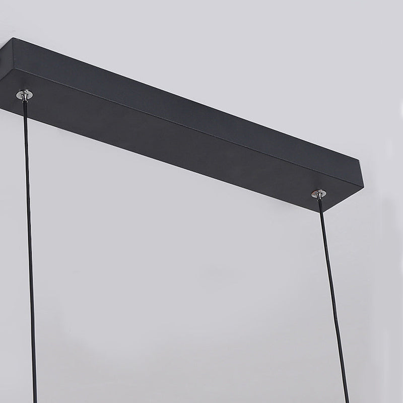 Modern Black Linear LED Flush Mount Ceiling Light - Sleek Spot Lighting for Contemporary Spaces