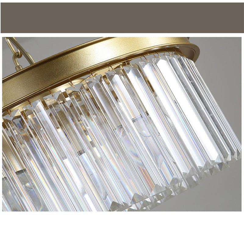 Elegant Crystal Flush Mount Ceiling Light Fixture for Living Room - Modern Design, Energy Efficient, Easy Installation