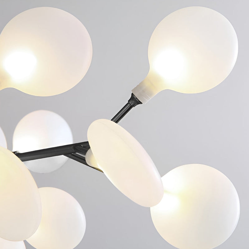 Nordic Branches Metal & Acrylic Chandelier - Modern Hanging Ceiling Light Fixture