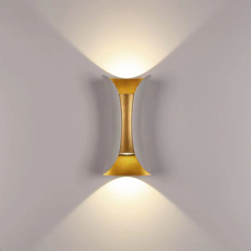 Waterproof Outdoor LED Wall Light - Durable Aluminum Design for Garden, Patio, and Exterior Use