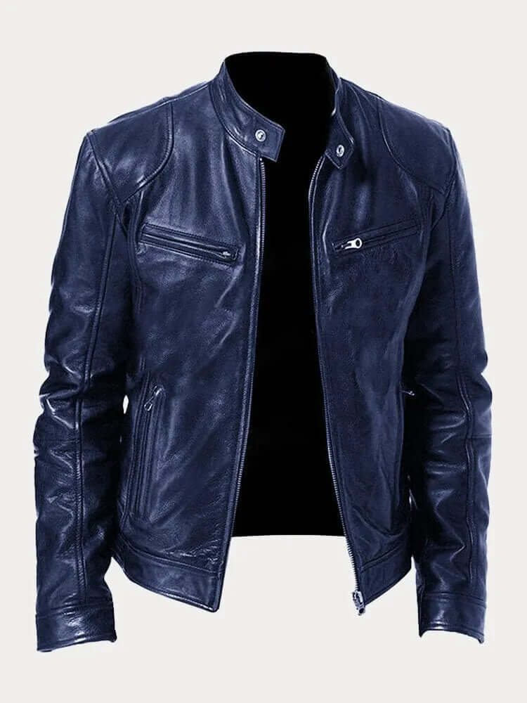 Men's Classic Genuine Leather Jacket - Stylish, Durable Outerwear for Year-Round Wear | Premium Quality Fashion Jacket