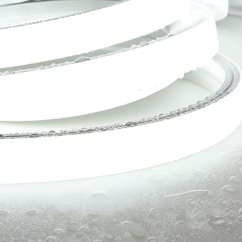 0.39'' Waterproof Recessed LED Under Tread Stair Lighting - Modern Flexible Strip Light for Safe and Stylish Illumination