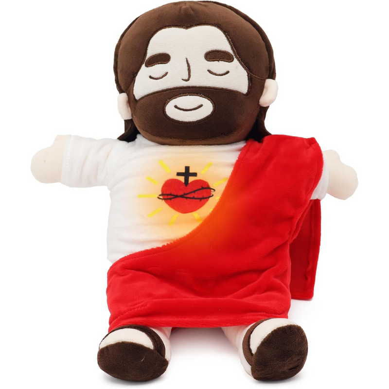 Breathing Jesus Plushie - Soothing Sleep Aid for Comfort and Relaxation