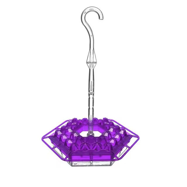 Ant-Proof Hummingbird Feeder with Hanging Perch - Durable Outdoor Bird Feeder for Gardens