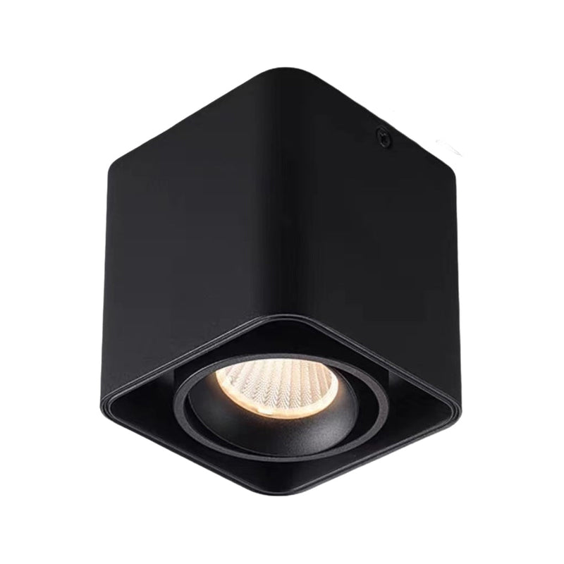 Square Adjustable LED Ceiling Grille Light with Three-Step Dimming - Modern Lighting Solution for Home & Office