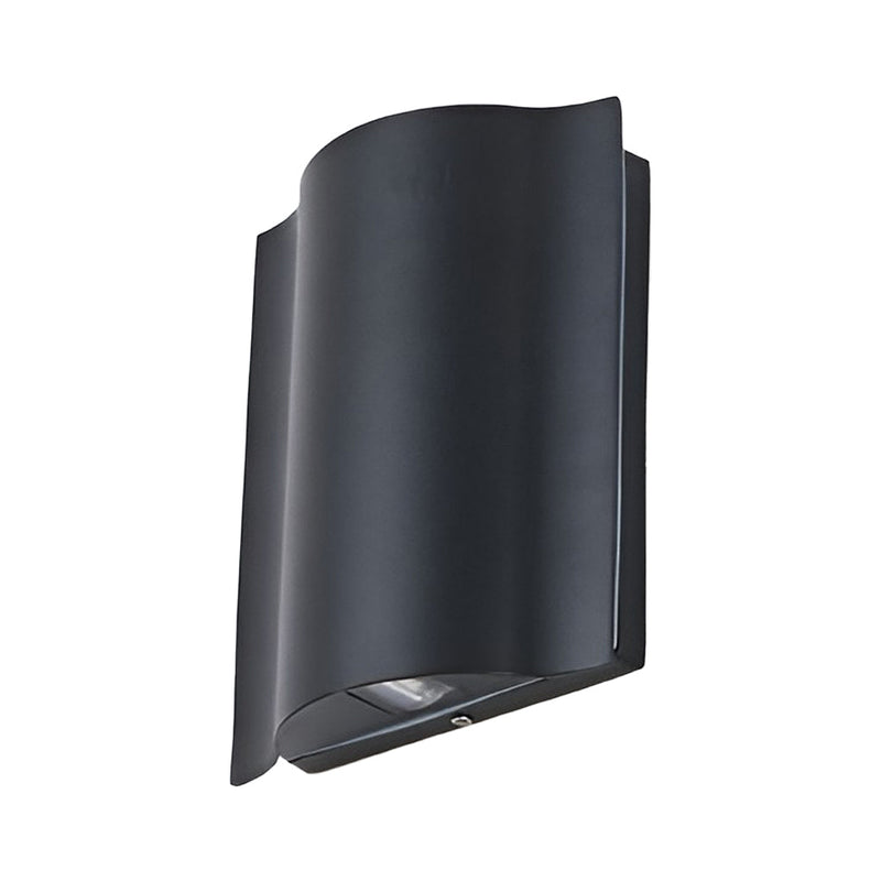 Arc Waterproof LED Wave Wall Sconces - Stylish Outdoor Up & Down Lighting for Patios & Gardens