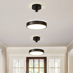 Stylish Modern Metal LED Pendant Ceiling Light Fixture - Sleek Design for Home & Office