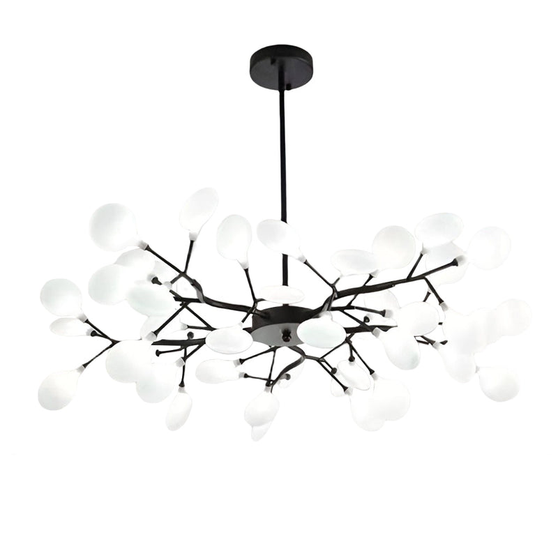 Nordic Branches Metal & Acrylic Chandelier - Modern Hanging Ceiling Light Fixture