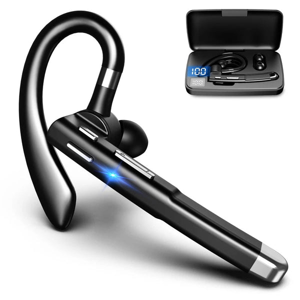 Trucker Dual Mic Wireless Bluetooth 5.1 Noise-Cancelling Headset | Earpiece with Superior Sound Quality & Comfort