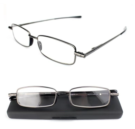 Compact Folding Reading Glasses for Men and Women - Lightweight & Portable Eyewear
