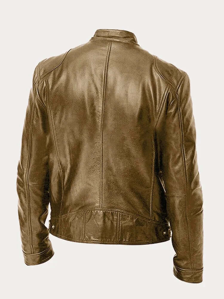 Men's Classic Genuine Leather Jacket - Stylish, Durable Outerwear for Year-Round Wear | Premium Quality Fashion Jacket